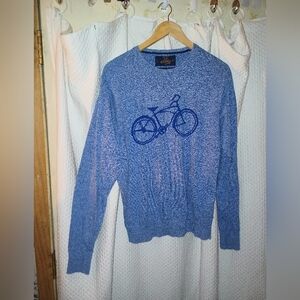 Union Made Jared Bicycle 100% Cotton Long Sleeve Sweater Size Medium